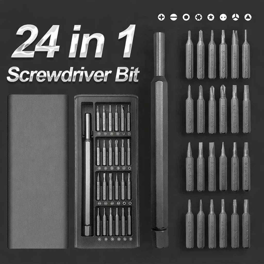ExactFit™ 24-in-1 Precision Screwdriver Set