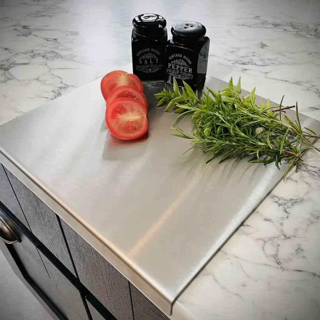 SmartChop™ Stainless Steel Chopping Board
