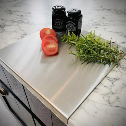 SmartChop™ Stainless Steel Chopping Board
