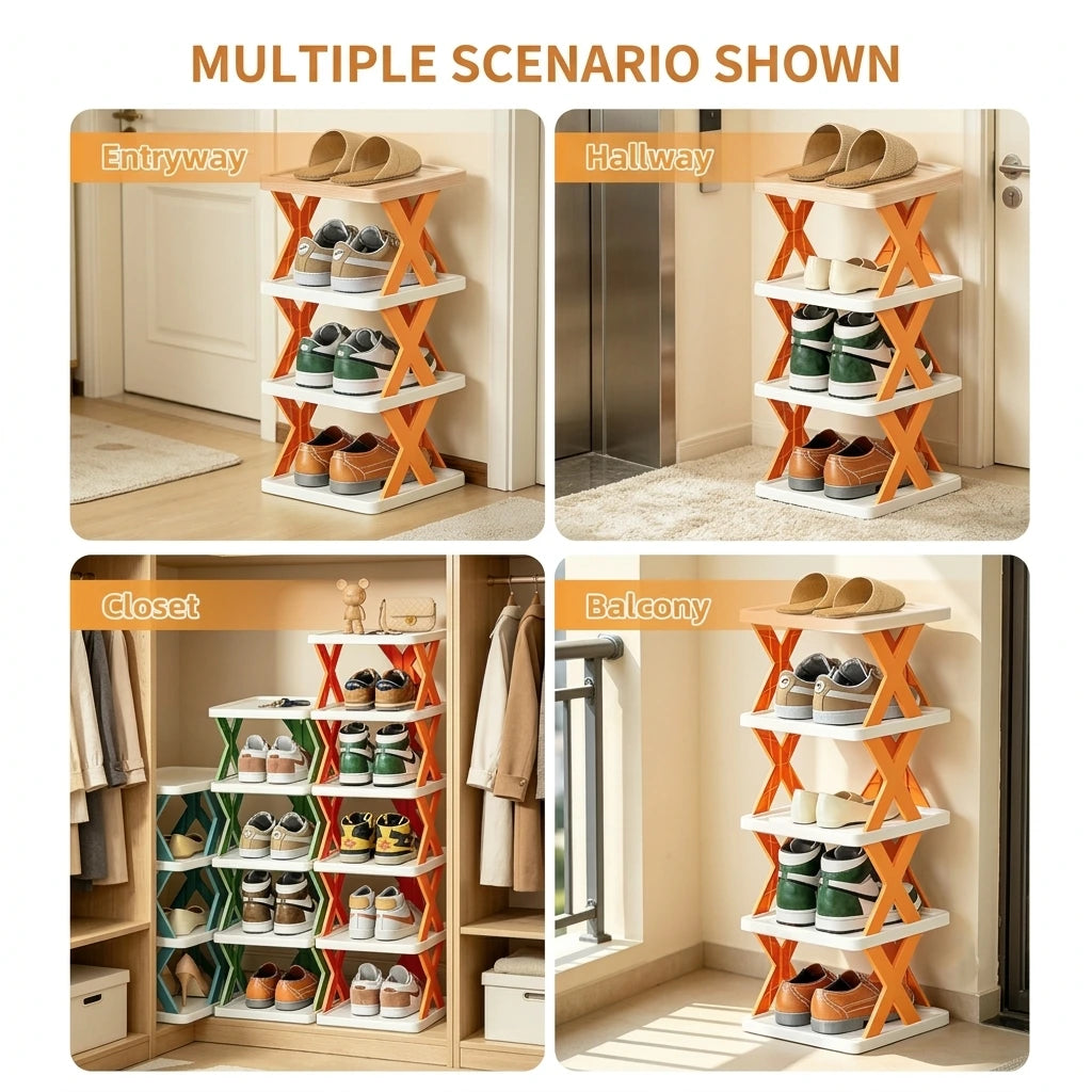 ShoeFit™ Multi-Layer Adjustable Shoe Organizer