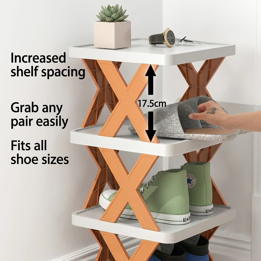 ShoeFit™ Multi-Layer Adjustable Shoe Organizer