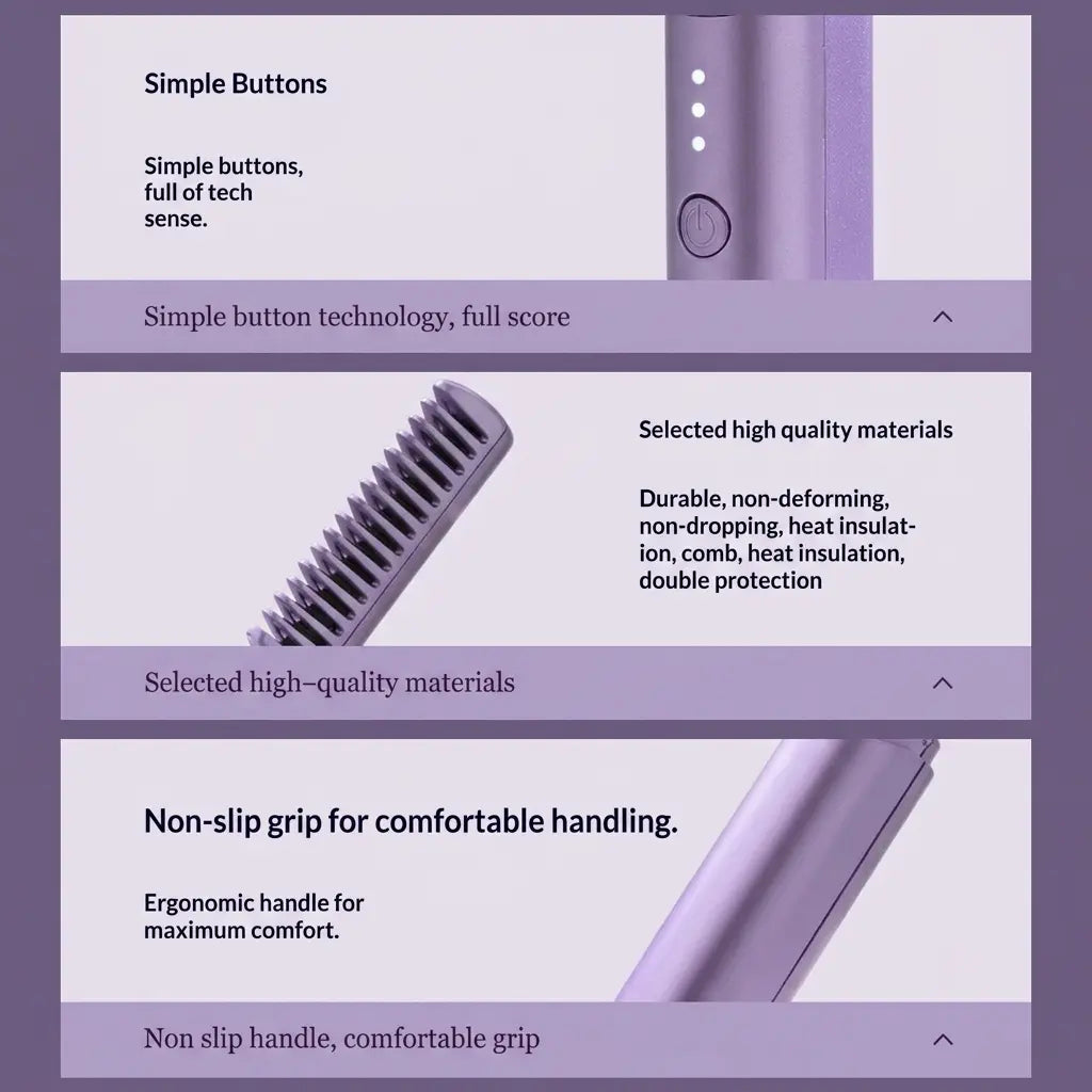 Sleevia™ Rechargeable Mini Hair Straightener