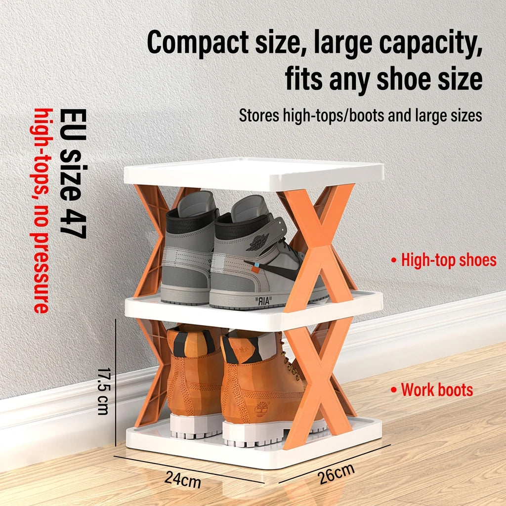 ShoeFit™ Multi-Layer Adjustable Shoe Organizer